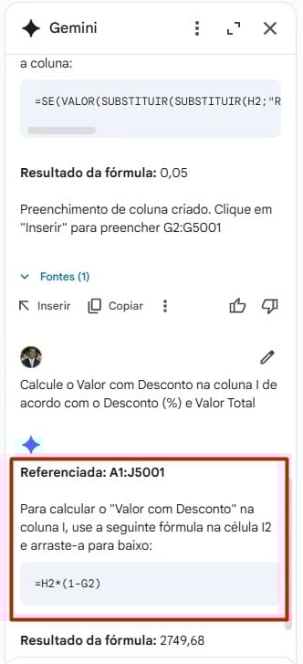 Devolutiva do Gemini