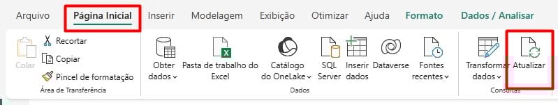 Atualizando Dados no Power BI