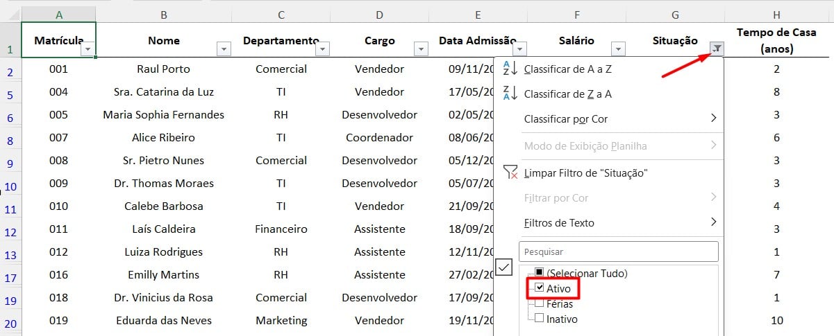 Gravando Macro no Excel