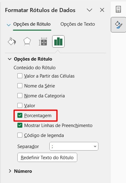 Personalizando o Gráfico de Rosca no Excel
