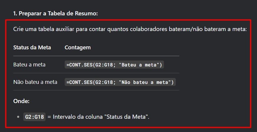 Resultado do Prompt Enviado ao DeepSeek