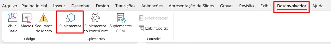 Ativando o Power BI no PowerPoint