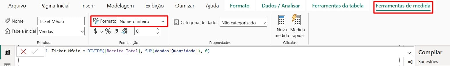 Configurando Dados do Gráfico Scroller no Power BI