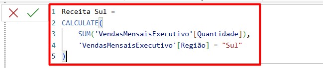 DAX CALCULATE no Power BI
