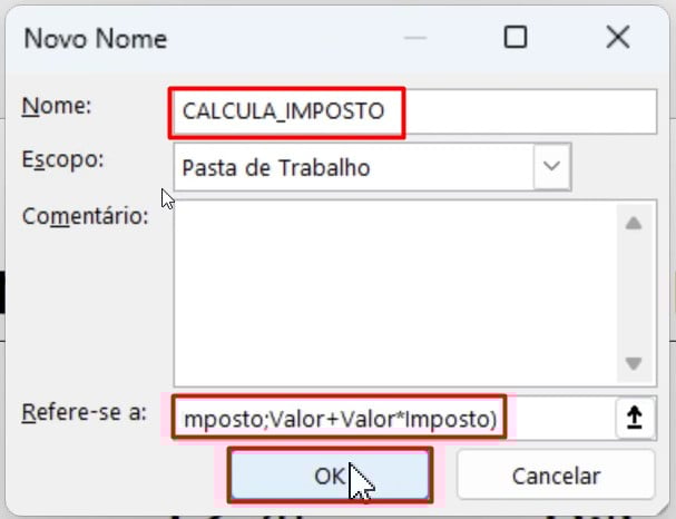 Registrando Fórmula com LAMBDA no Excel