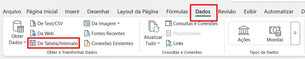 Acessando o Power Query Pelo Excel