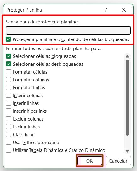 Bloqueando Células com Fórmulas no Excel