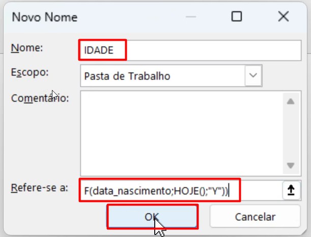 Registrando Fórmula com LAMBDA no Excel