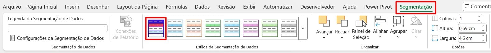 Personalizando Segmentação de Dados no Excel