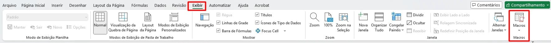 Botão de Macro no Excel