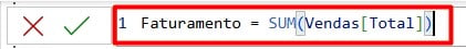 Aplicando a DAX SUM no Power BI