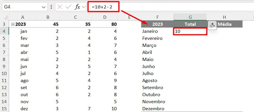 Calculando o Headcount no Excel