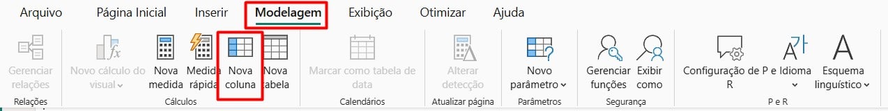Criando Coluna Calculada no Power BI