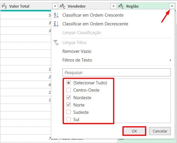 Filtrando Dados no Power Query