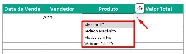 Lista Suspensa Dependente no Excel