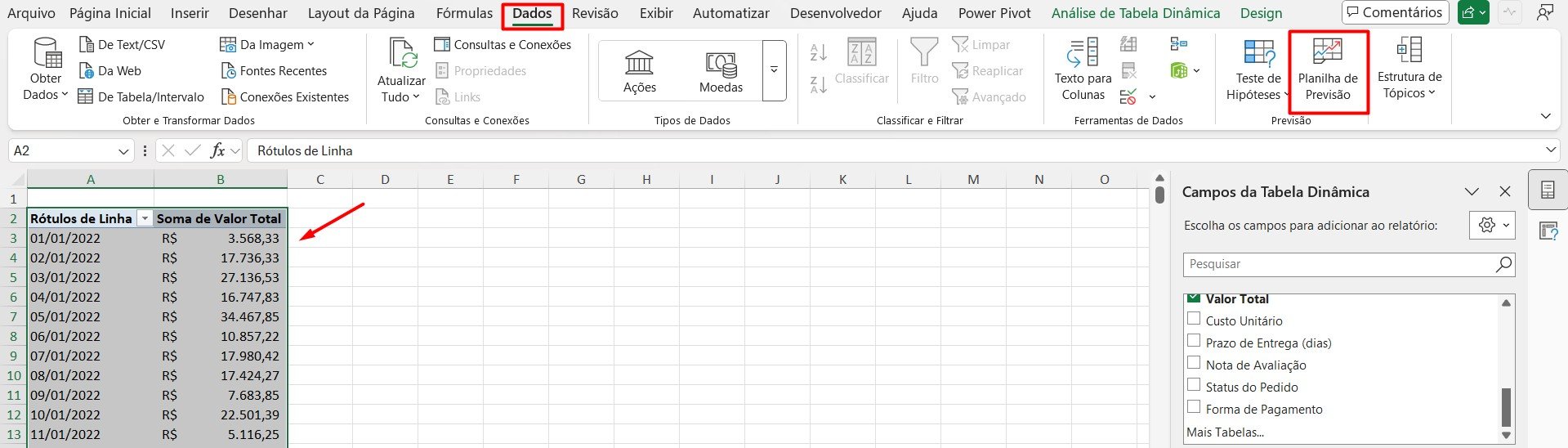 Criando Planilha de Previsão no Excel