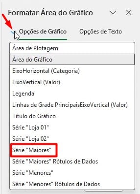 Formatando Área do Gráfico no Excel