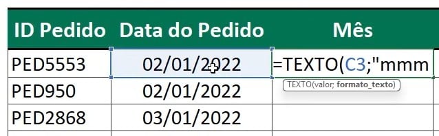Função TEXTO no Excel
