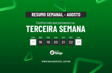 Resumo Semanal: Terceira Semana de Agosto de 2025