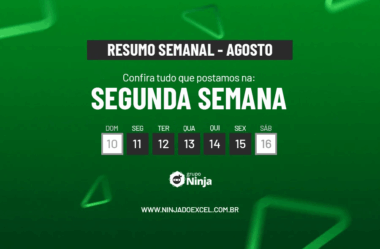 Resumo Semanal: Segunda Semana de Agosto de 2025