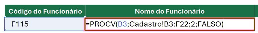Função PROCV com Duas Planilhas no Excel