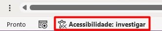 Investigando Acessibilidade no Excel