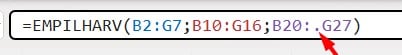 Acrescentando um Ponto no Intervalo de Dados no Excel