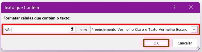 Formatação Condicional no Excel