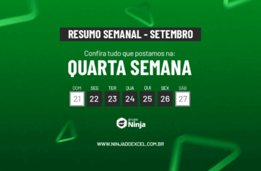 Resumo Semanal: Quarta Semana de Setembro de 2025