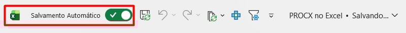 Ativando Salvamento Automático no Excel
