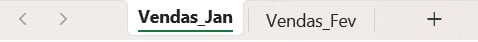 Nomeando Abas das Planilhas no Excel