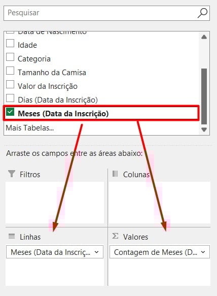 Agrupamento por Data no Excel