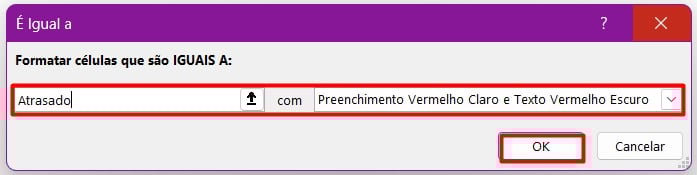 Formatação Condicional no Excel