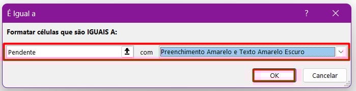 Formatação Condicional no Excel