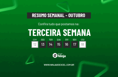 Resumo Semanal: Terceira Semana de Outubro de 2025